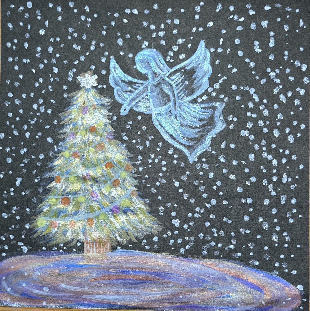 Shimmery holiday cards✨ - image 6 - student project