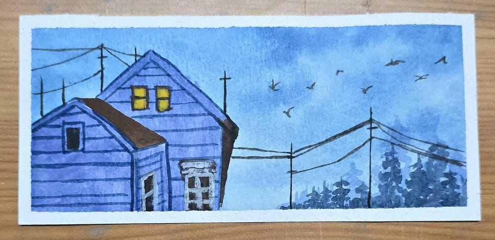50 days of Watercolour paintings - image 10 - student project