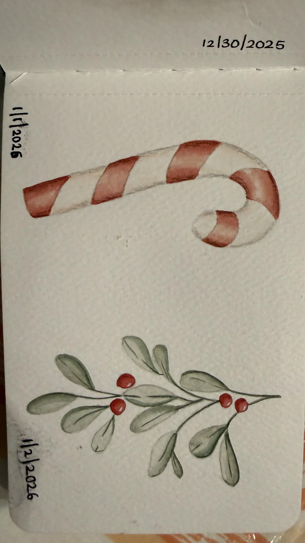 Beginner Christmas Watercolor - image 2 - student project