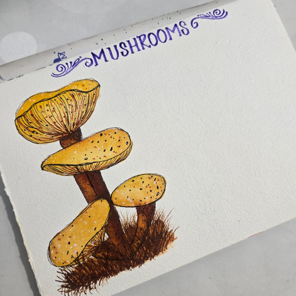 Whimsical Mushrooms - image 1 - student project