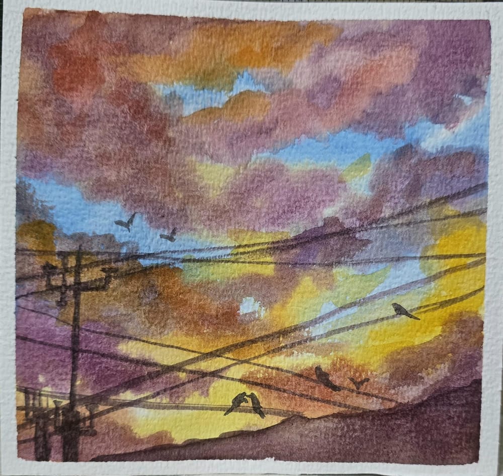 50 days of Watercolour paintings - image 42 - student project