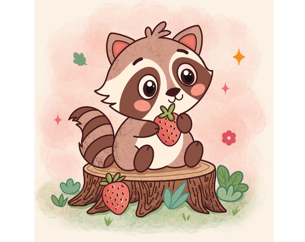 Cute Racoon - image 2 - student project