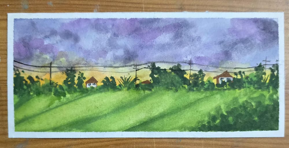 50 days of Watercolour paintings - image 9 - student project