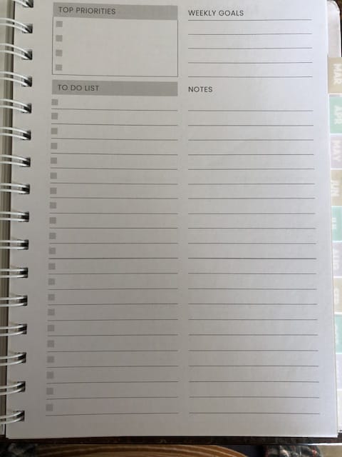 Organising My Planner and 2026 Calendar - image 3 - student project