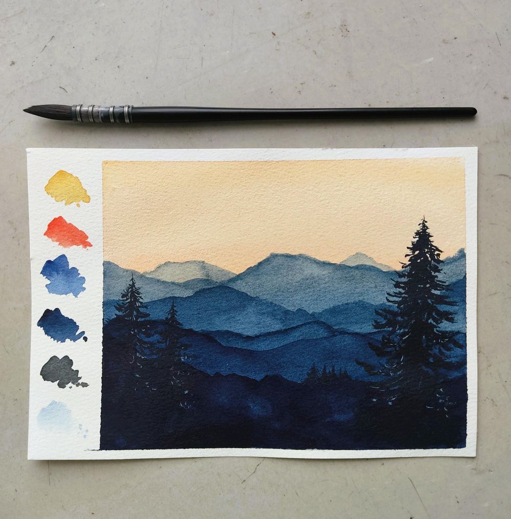 Paint Quick and Easy Mini Landscapes - image 5 - student project
