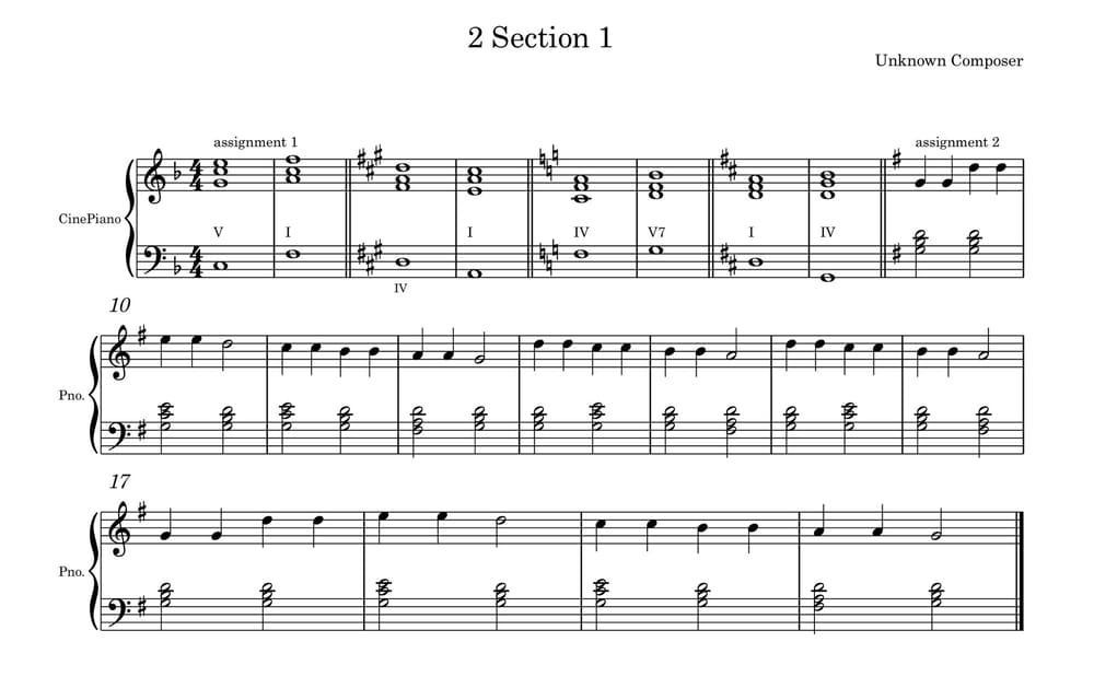 Music Composition 2 assignments - image 1 - student project