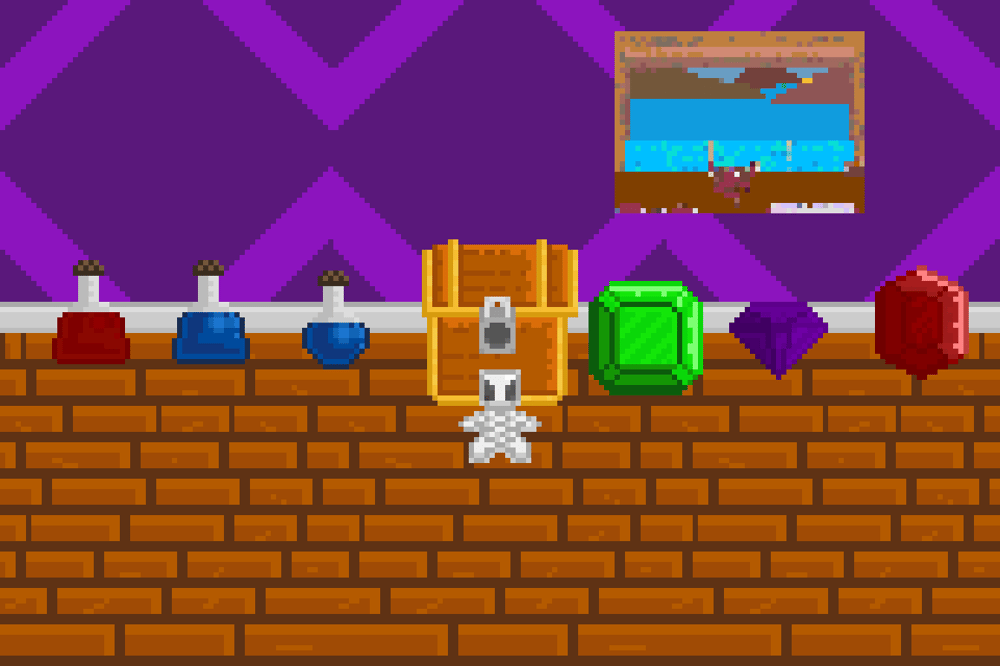Pixel art game assets - image 1 - student project