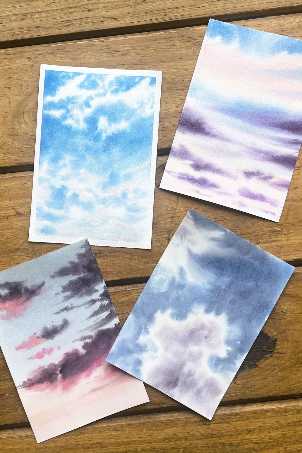 5-Day Watercolor Sky Challenge - image 1 - student project