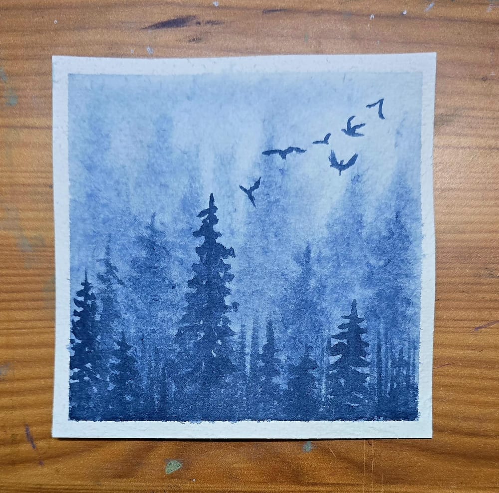 50 days of Watercolour paintings - image 28 - student project