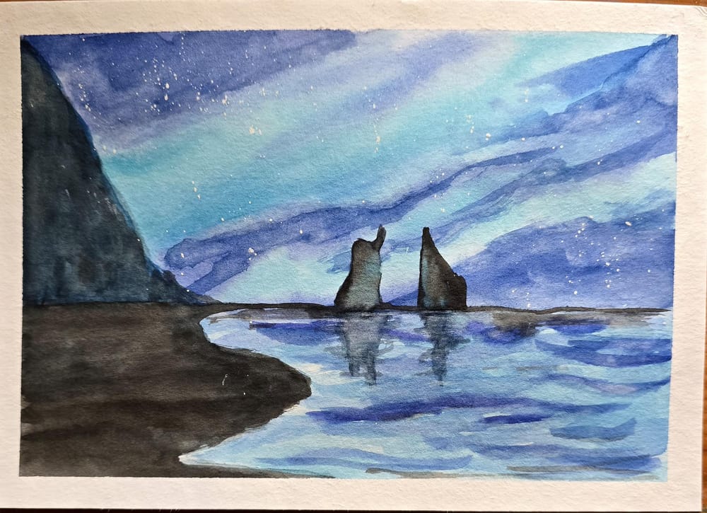 Watercolour Aurora Radiance - image 9 - student project