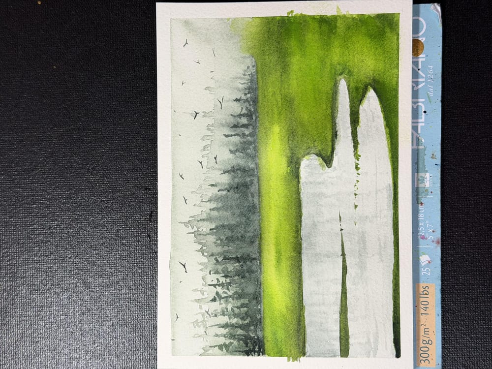 Meditative Watercolor - image 3 - student project