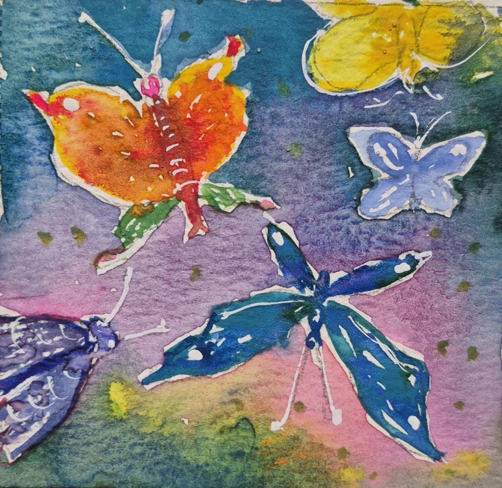 The Paint First Technique: 7 Days of Loose Watercolor & Doodle Sketchbook Magic - image 6 - student project