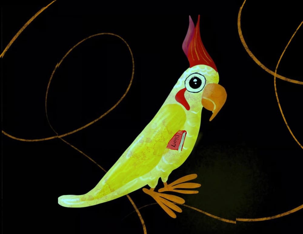Birds and a lion - image 2 - student project