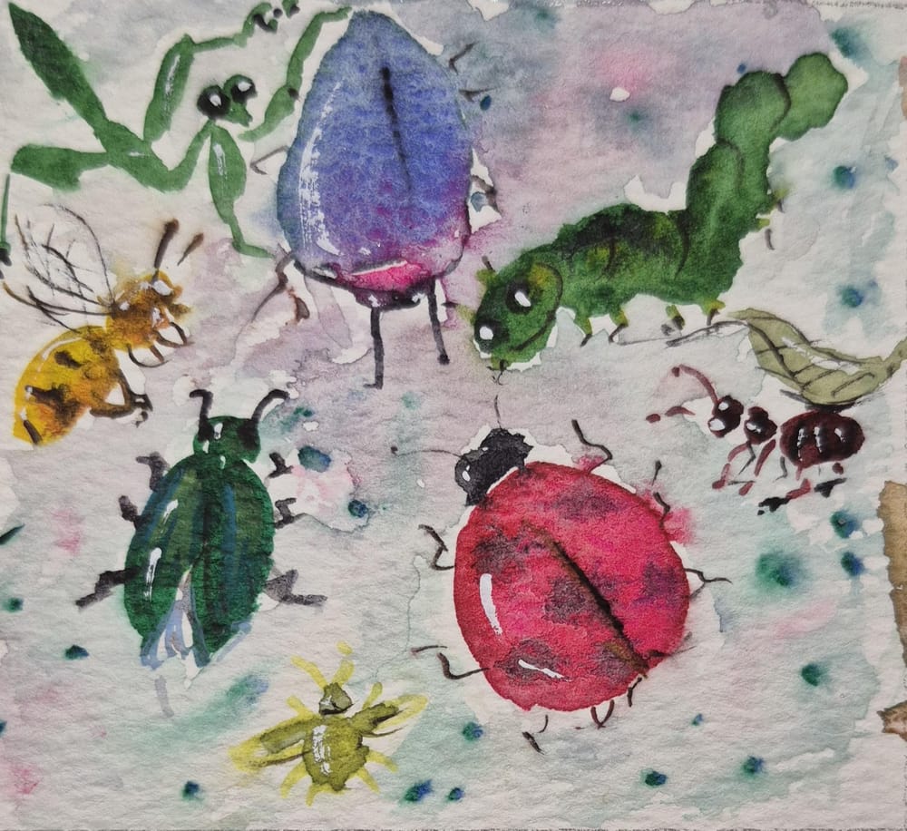 The Paint First Technique: 7 Days of Loose Watercolor & Doodle Sketchbook Magic - image 8 - student project