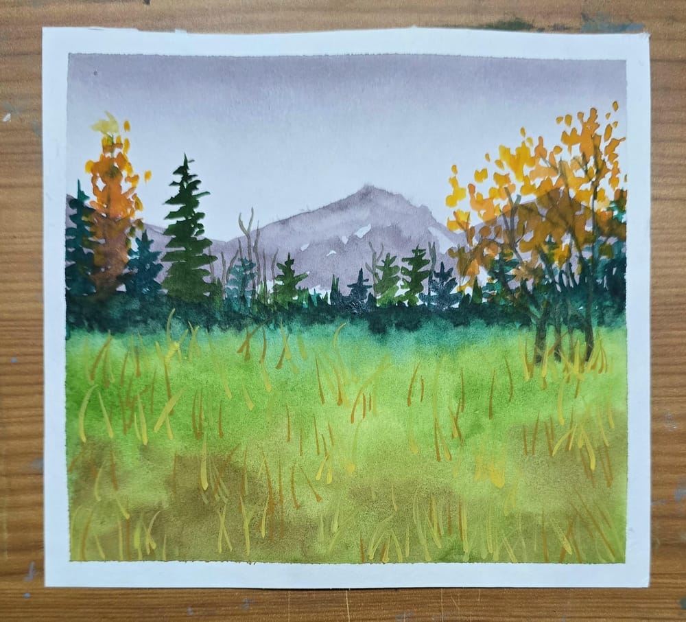 50 days of Watercolour paintings - image 21 - student project