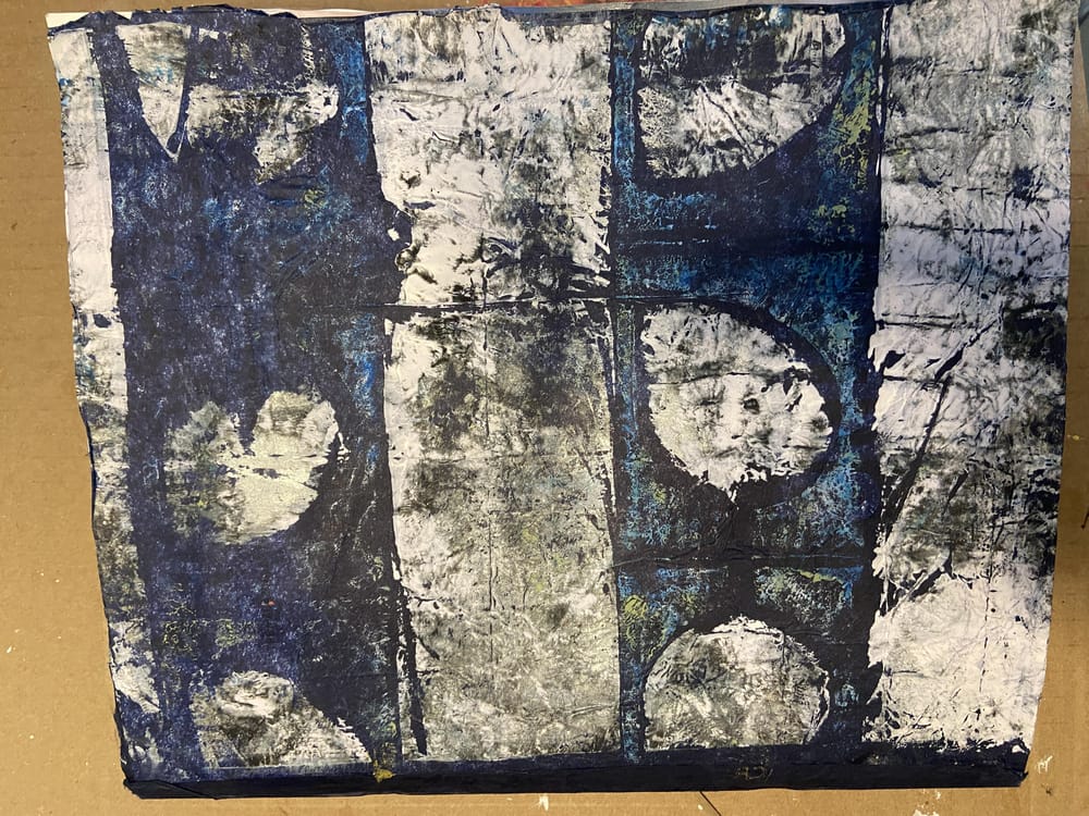 Gelli Printing and mark making - image 1 - student project