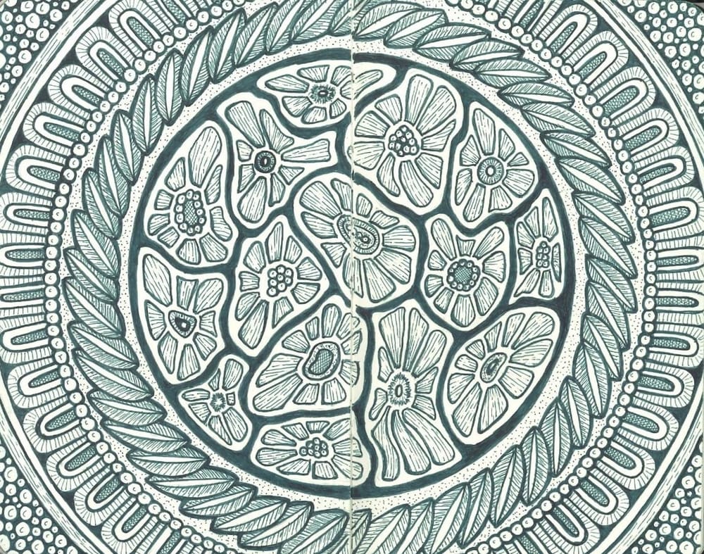 Floral Fantasy Drawings - image 1 - student project