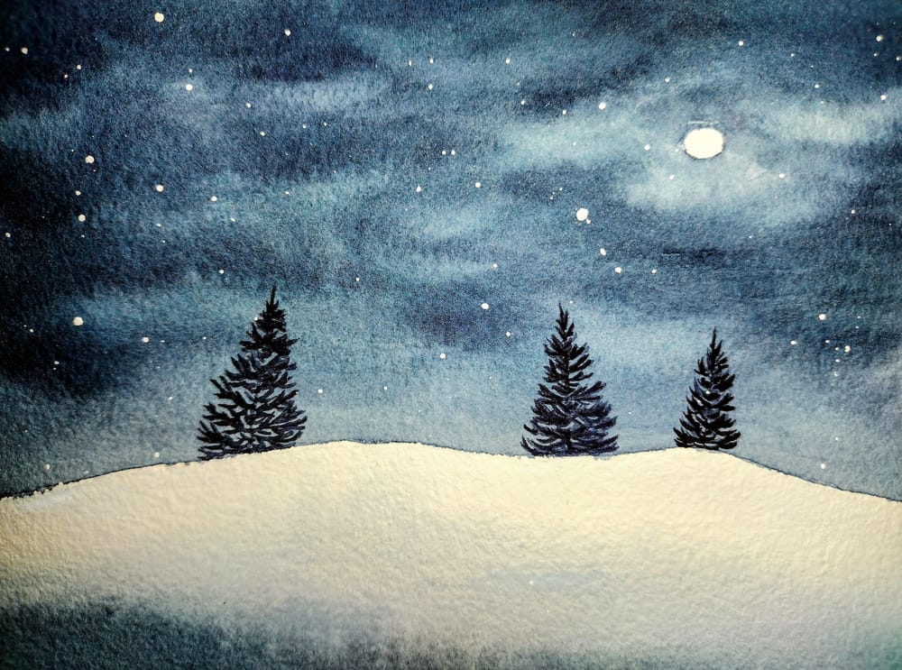 Day 1-10 Therapudic Winter Landscapes - image 3 - student project