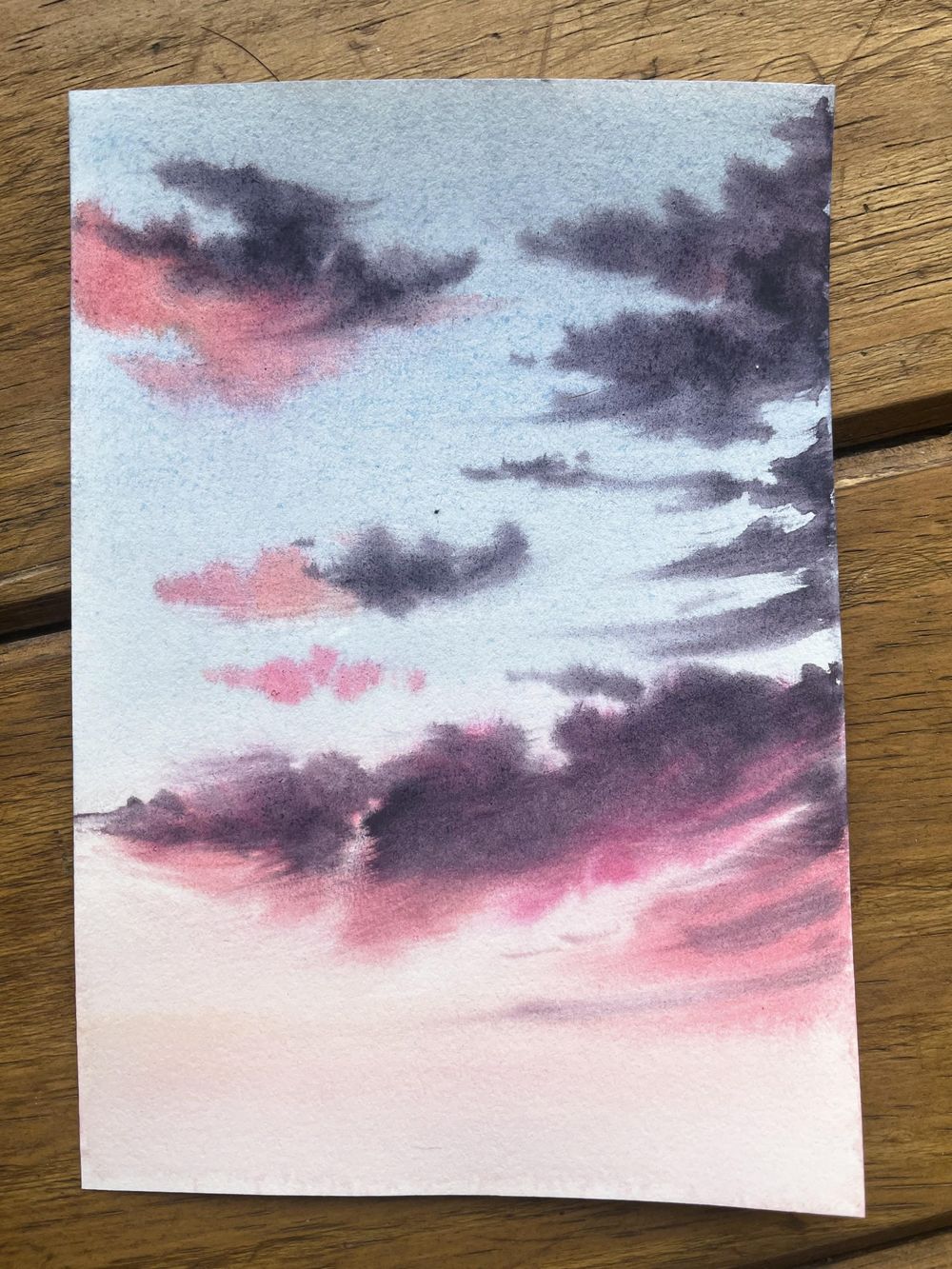 5-Day Watercolor Sky Challenge - image 4 - student project