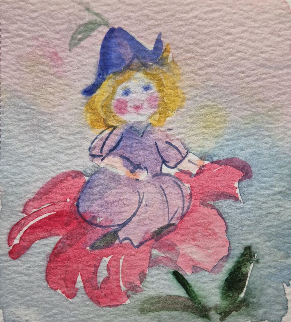 The Paint First Technique: 7 Days of Loose Watercolor & Doodle Sketchbook Magic - image 1 - student project