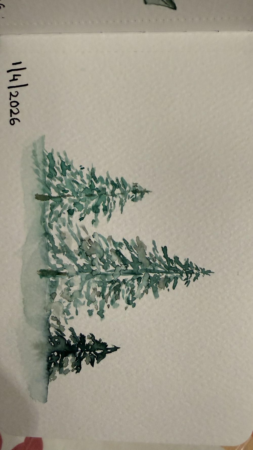 Beginner Christmas Watercolor - image 3 - student project