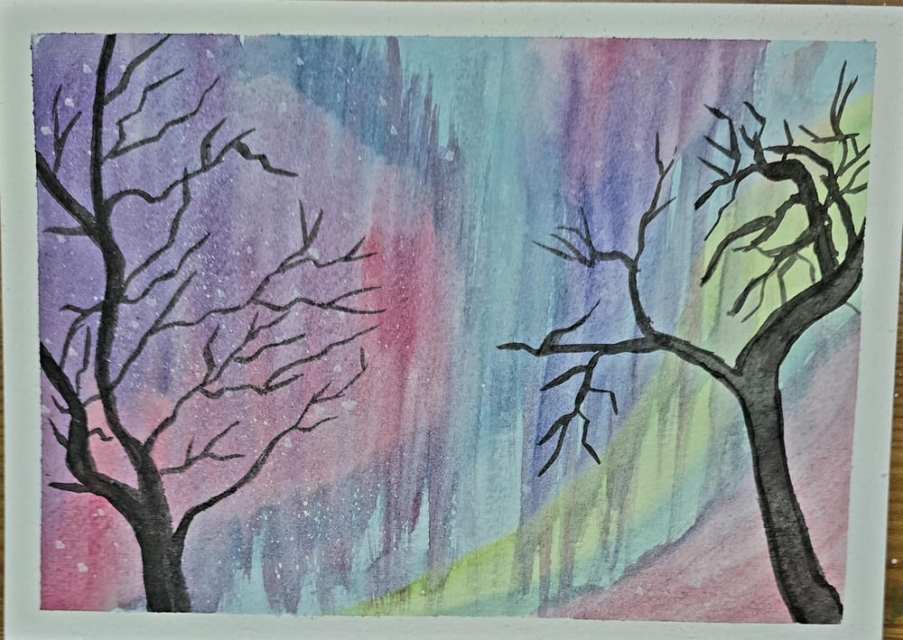 Watercolour Aurora Radiance - image 6 - student project