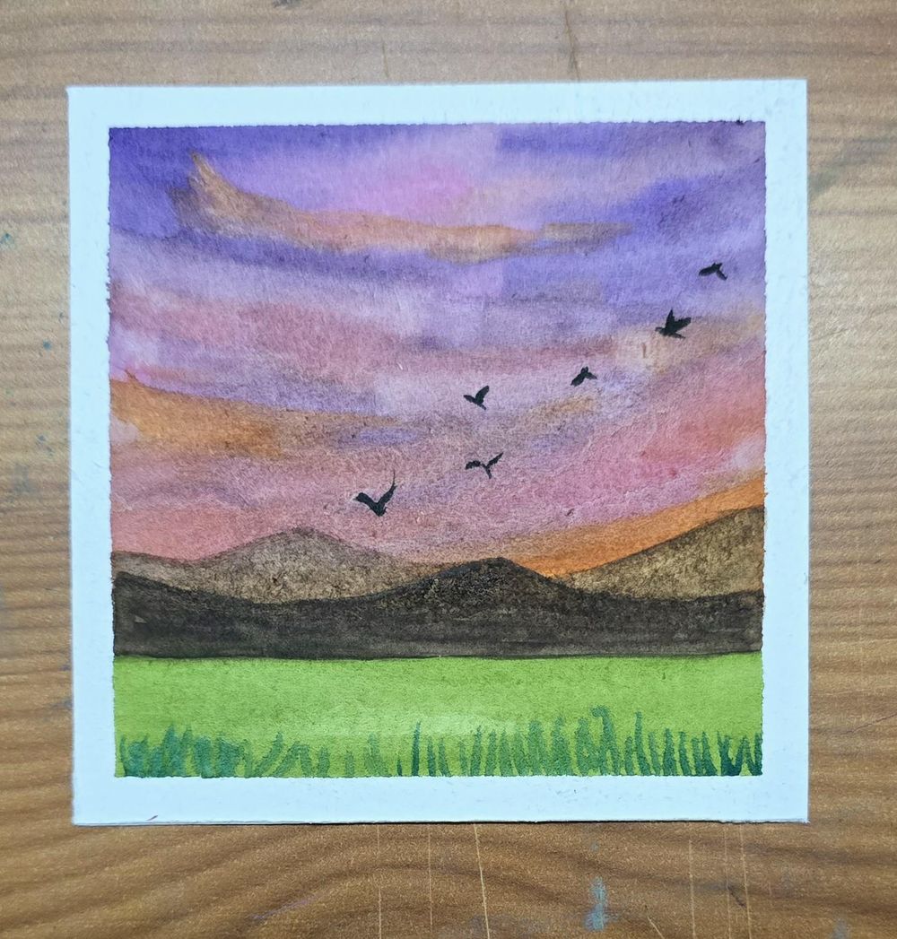 50 days of Watercolour paintings - image 20 - student project