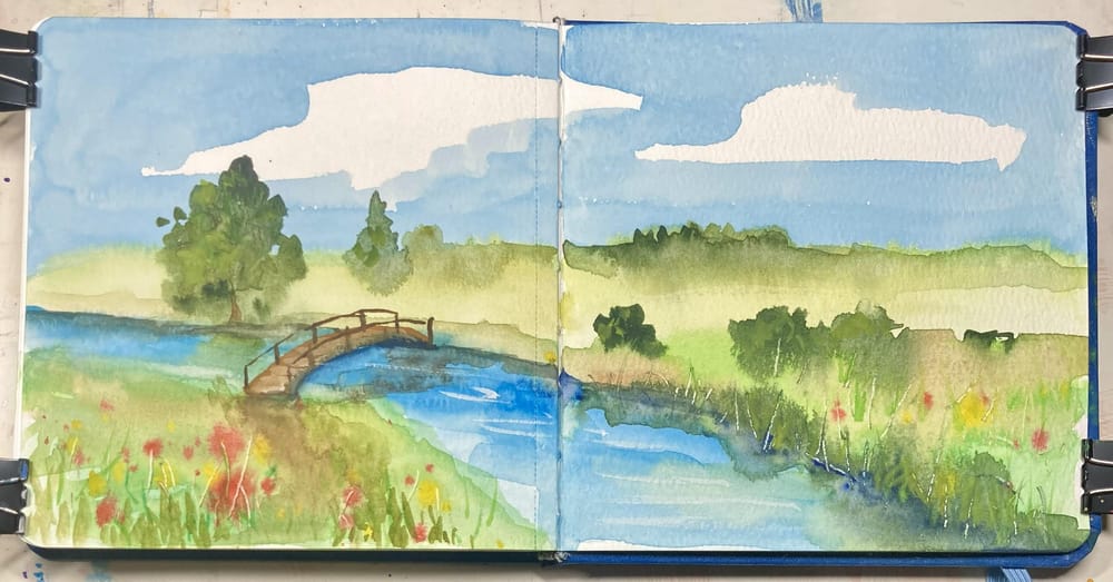 Paint First Sketchbook Play - image 3 - student project