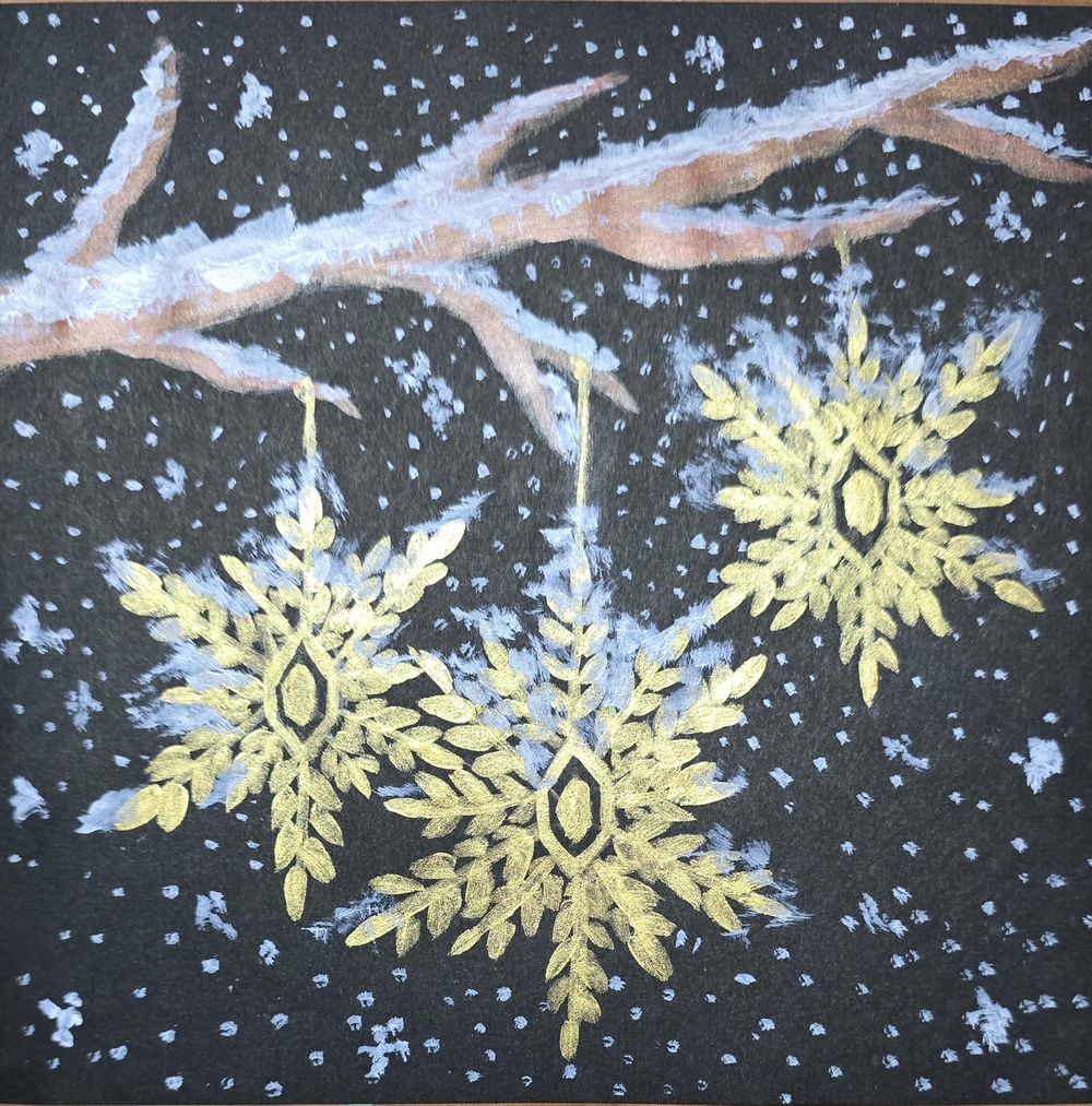 Shimmery holiday cards✨ - image 4 - student project