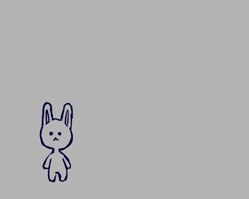 Jumping bunny animation - image 1 - student project