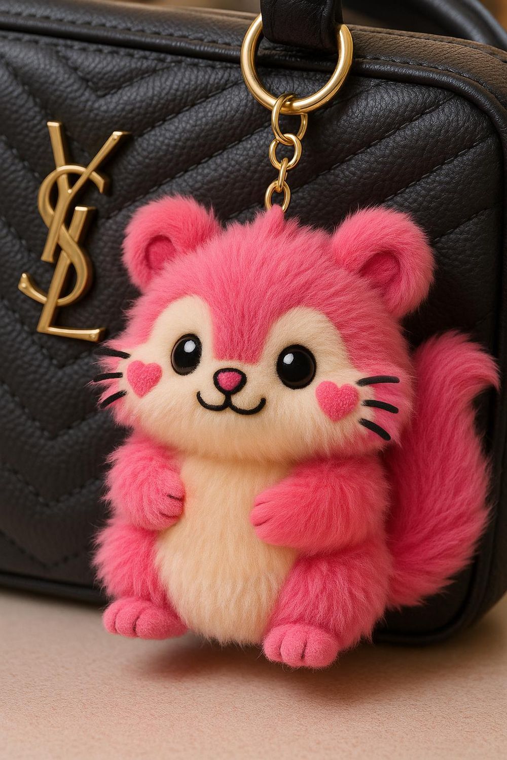Plush toy bag charm - image 5 - student project
