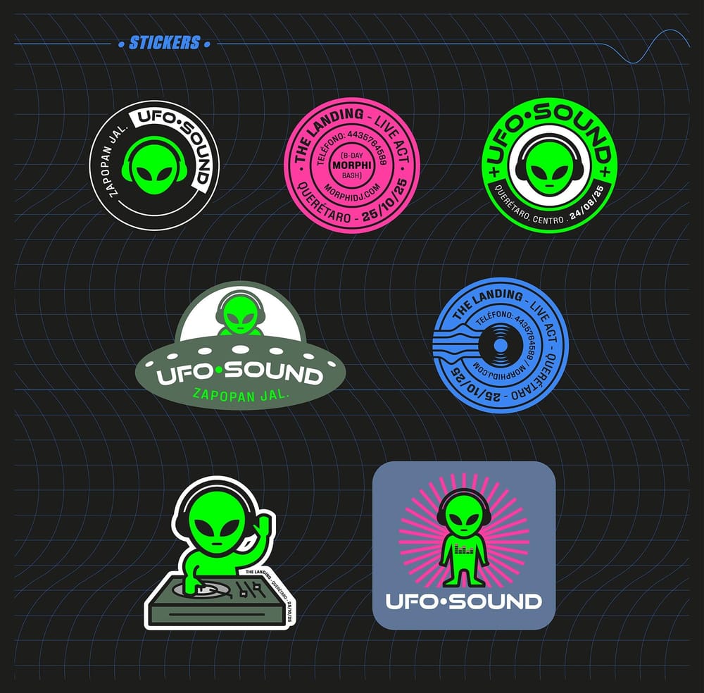 UFO Sound - Identidad gráfica - image 5 - student project