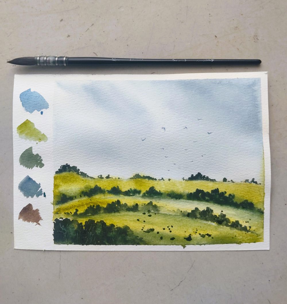 Paint Quick and Easy Mini Landscapes - image 3 - student project