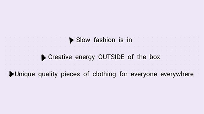 Manifesto for a fictional brand - image 2 - student project