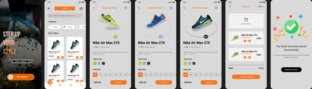 Shoe Shop E-commerce App - image 1 - student project