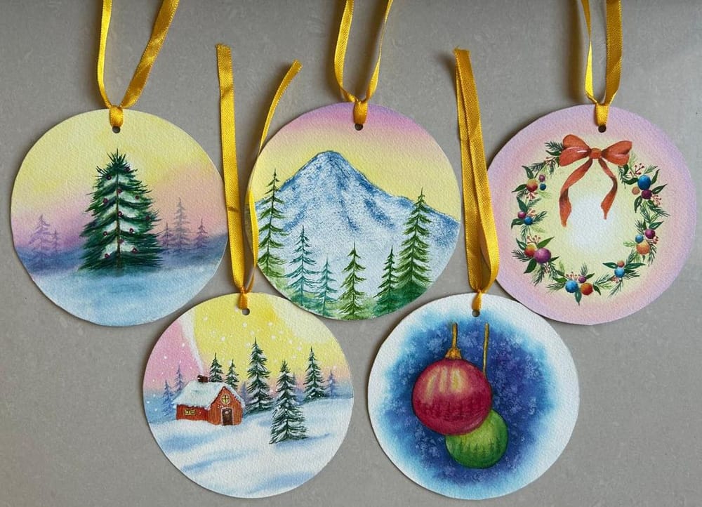 Holiday ornaments - image 1 - student project
