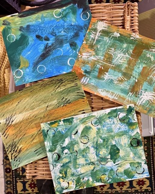 Repurposed Paint/New Collage Paper - image 2 - student project