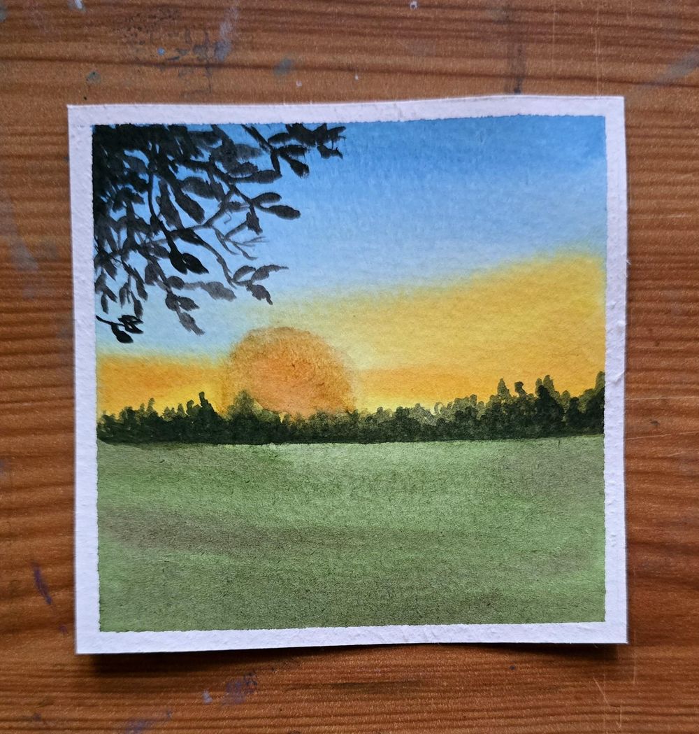 50 days of Watercolour paintings - image 29 - student project