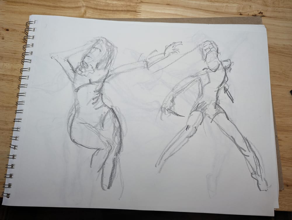 Beginning figure drawing - image 5 - student project