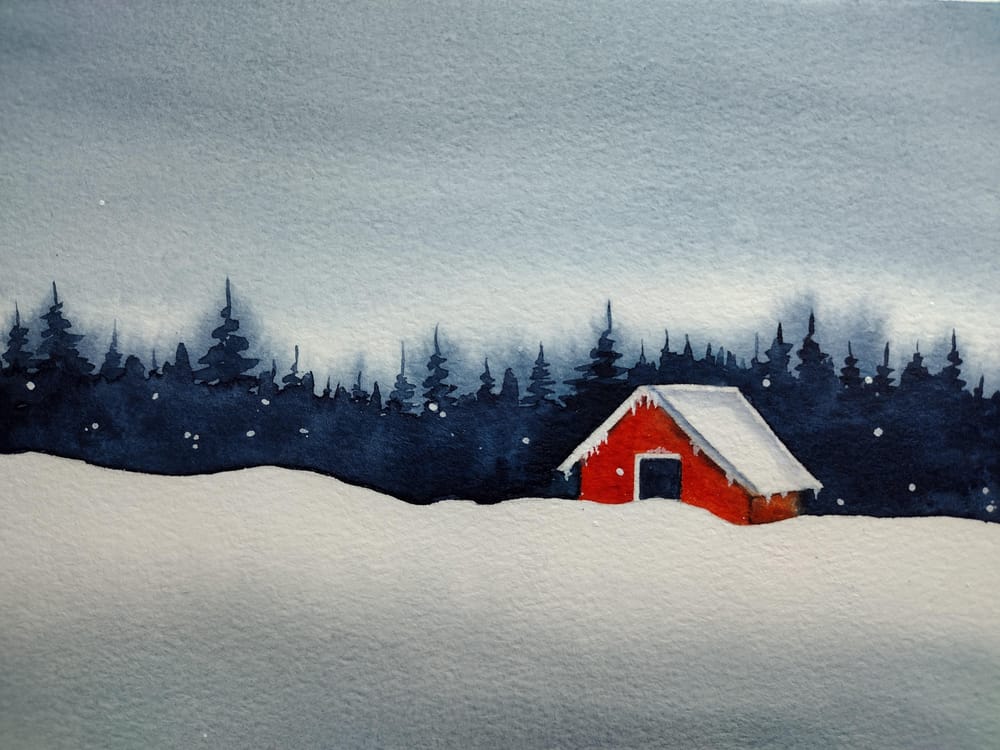 Day 1-10 Therapudic Winter Landscapes - image 4 - student project