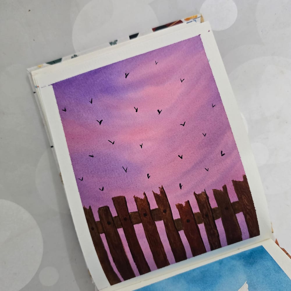 Watercolor skies - image 5 - student project