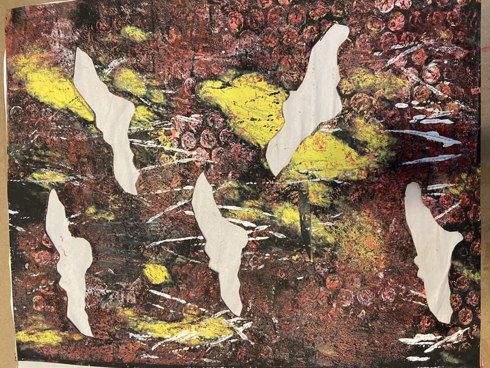 Gelli Printing and mark making - image 5 - student project