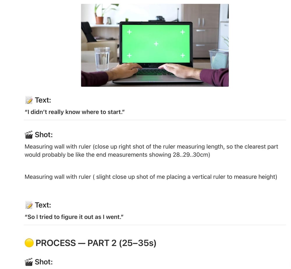 Script for insta/tiktok short - image 3 - student project