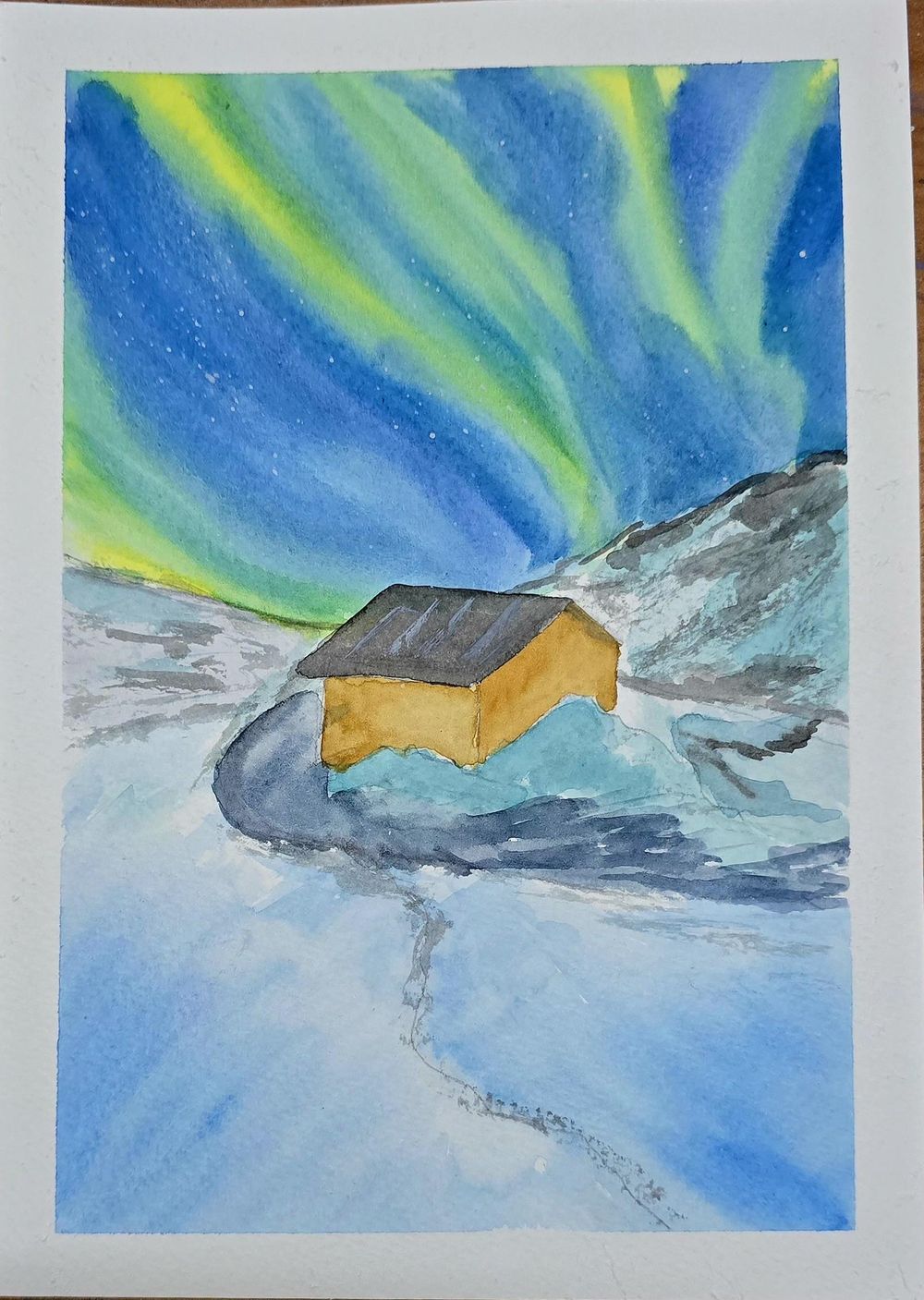 Watercolour Aurora Radiance - image 5 - student project