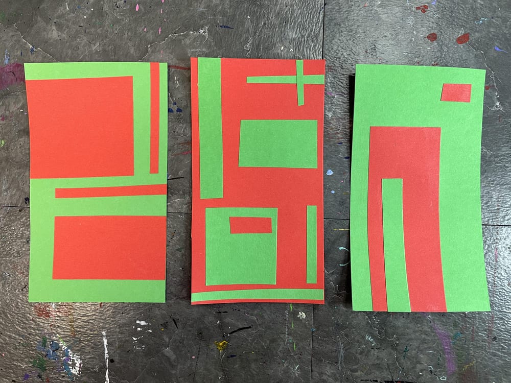 Color Blocking with Holiday Colors - image 3 - student project