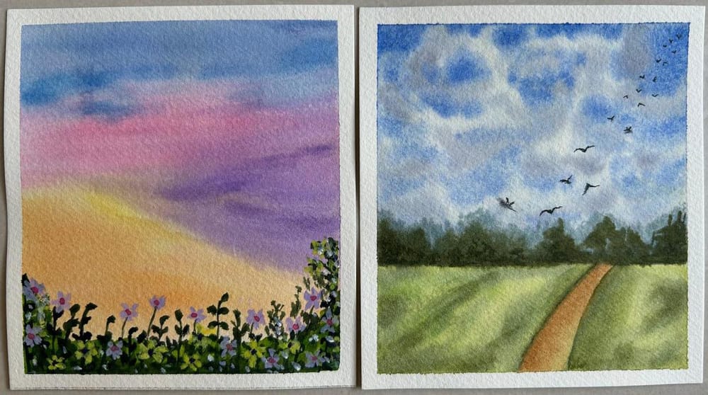 50 days of watercolor (completed) - image 4 - student project
