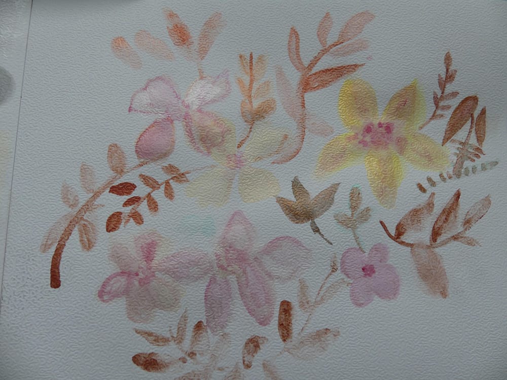 Watercolour Flowers:  A Beginner’s Guide to Loose Painting - image 7 - student project