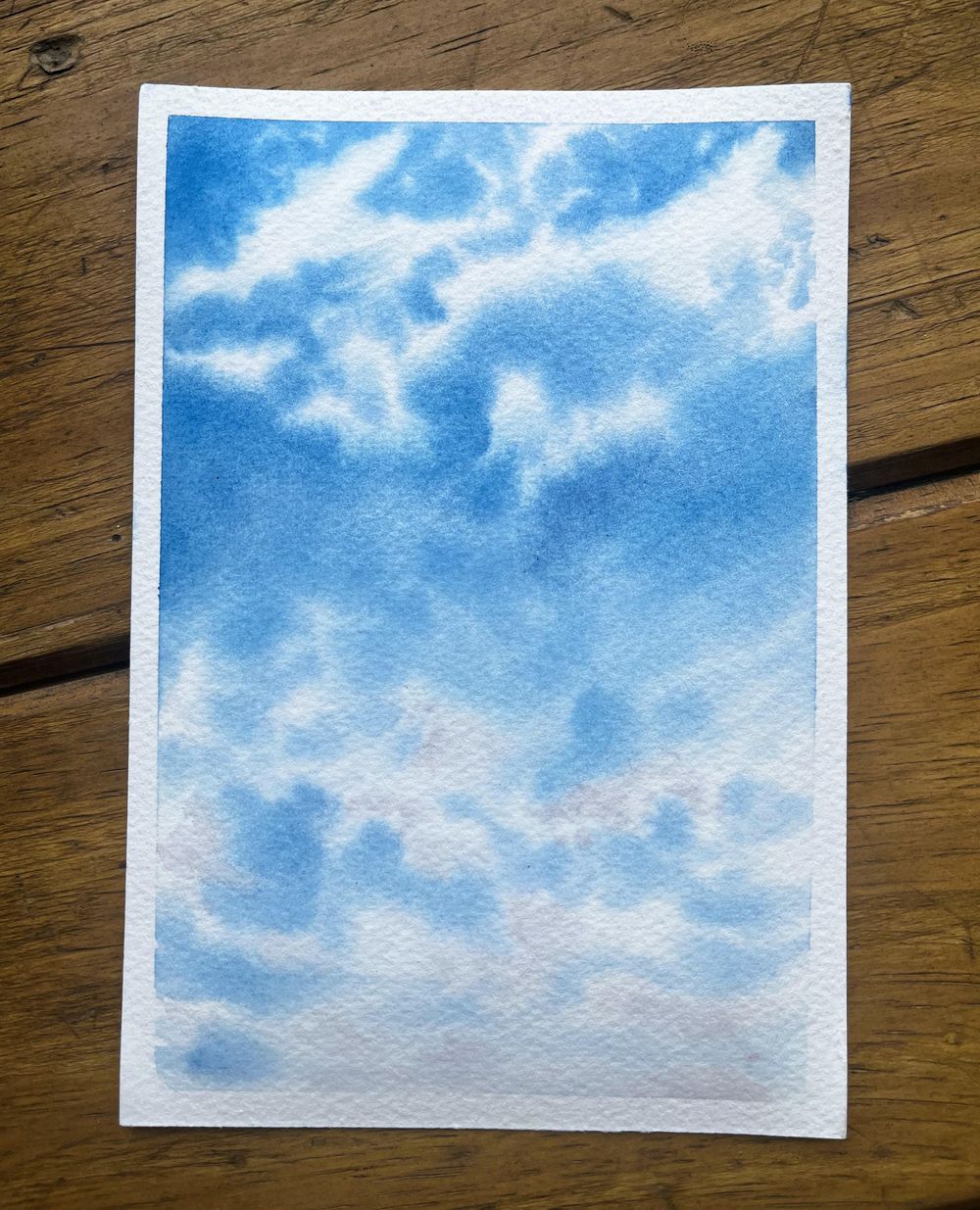 5-Day Watercolor Sky Challenge - image 2 - student project
