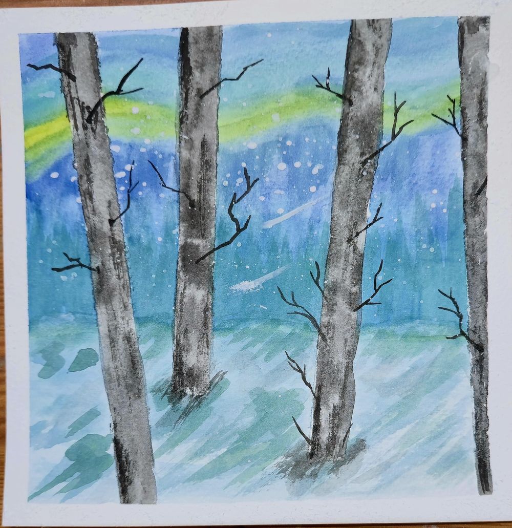 Watercolour Aurora Radiance - image 15 - student project