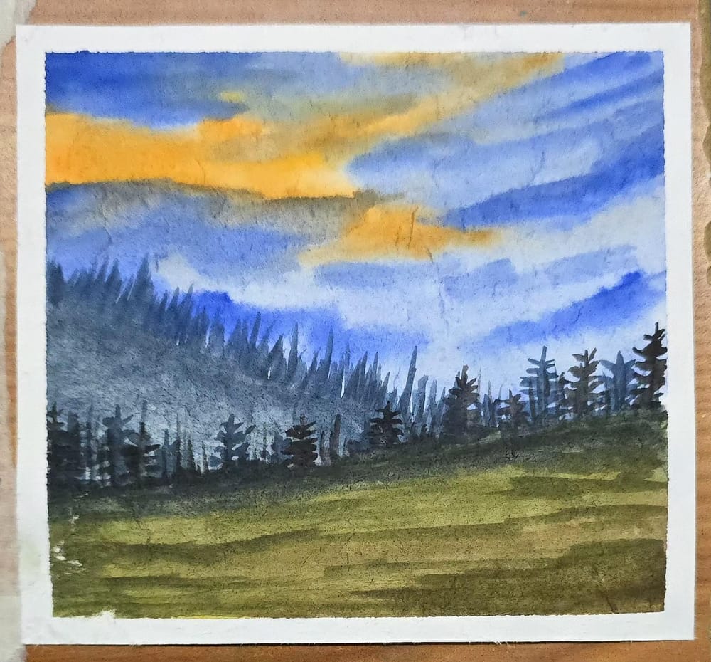 50 days of Watercolour paintings - image 16 - student project